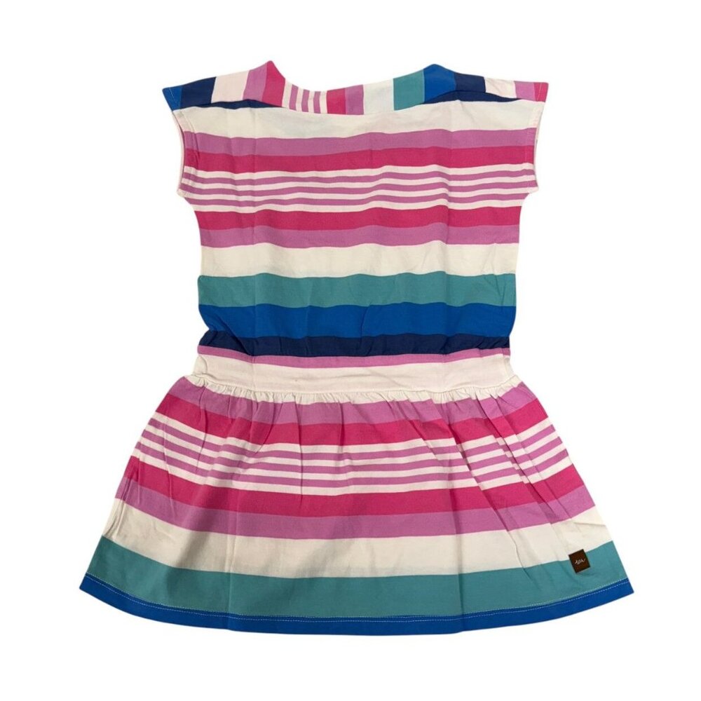 NWT Tea Collection Striped Dress Pink Size 4 - Picture 2 of 4